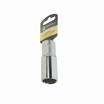 Головка торцевая глубокая 22мм 1/2"DR 12-гранная (держатель) ЭВРИКА /1/10